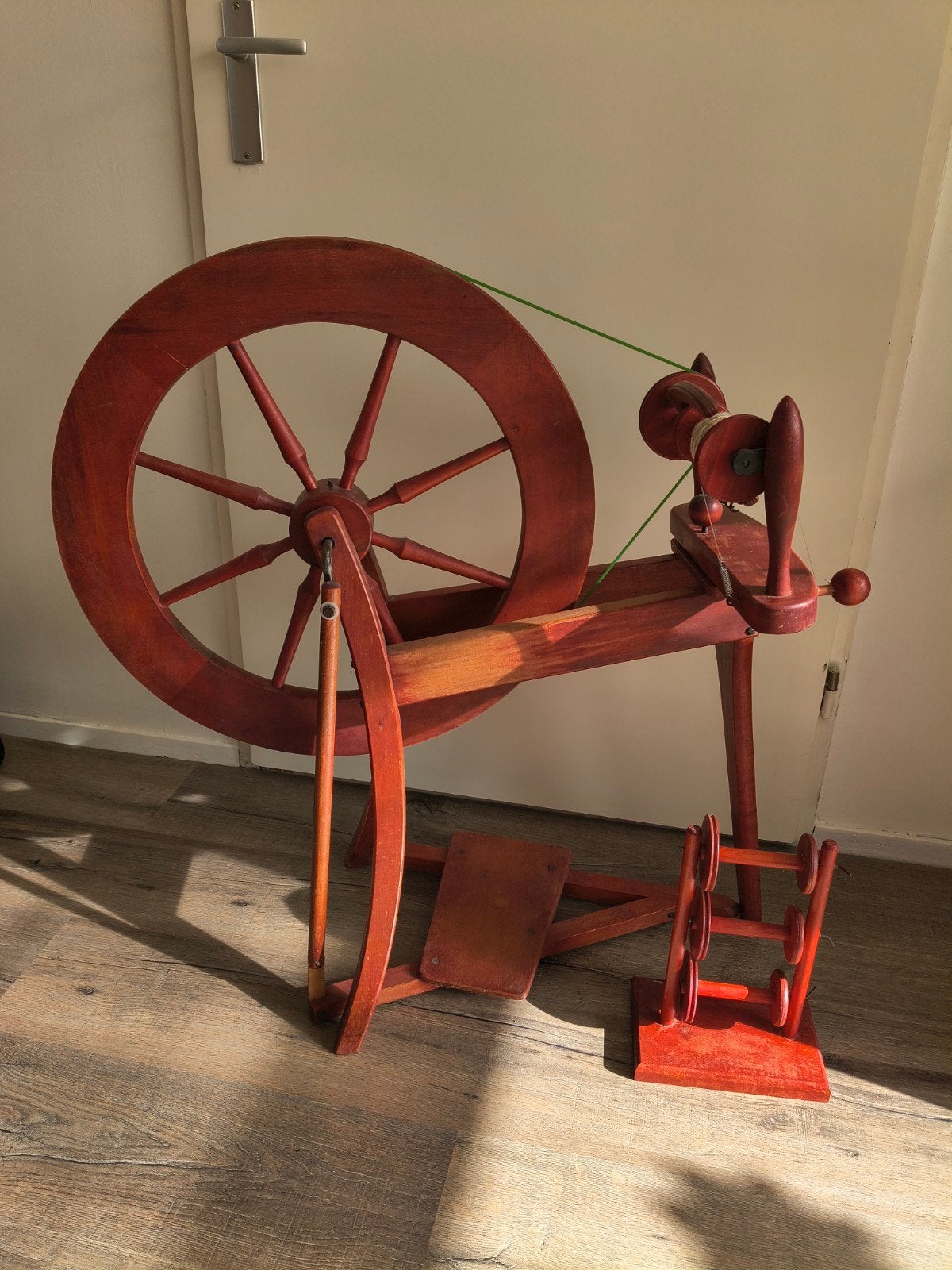 Ashford spinnewiel met lazy kate, Ophalen, Refurbished, Spinnewiel