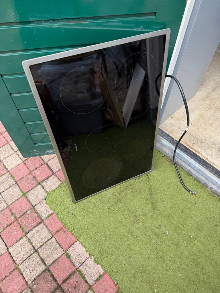 Siemens Inductiekookplaat - 4 kookzones, Witgoed en Apparatuur, Ophalen, 4 kookzones, Zo goed als nieuw, Inductie