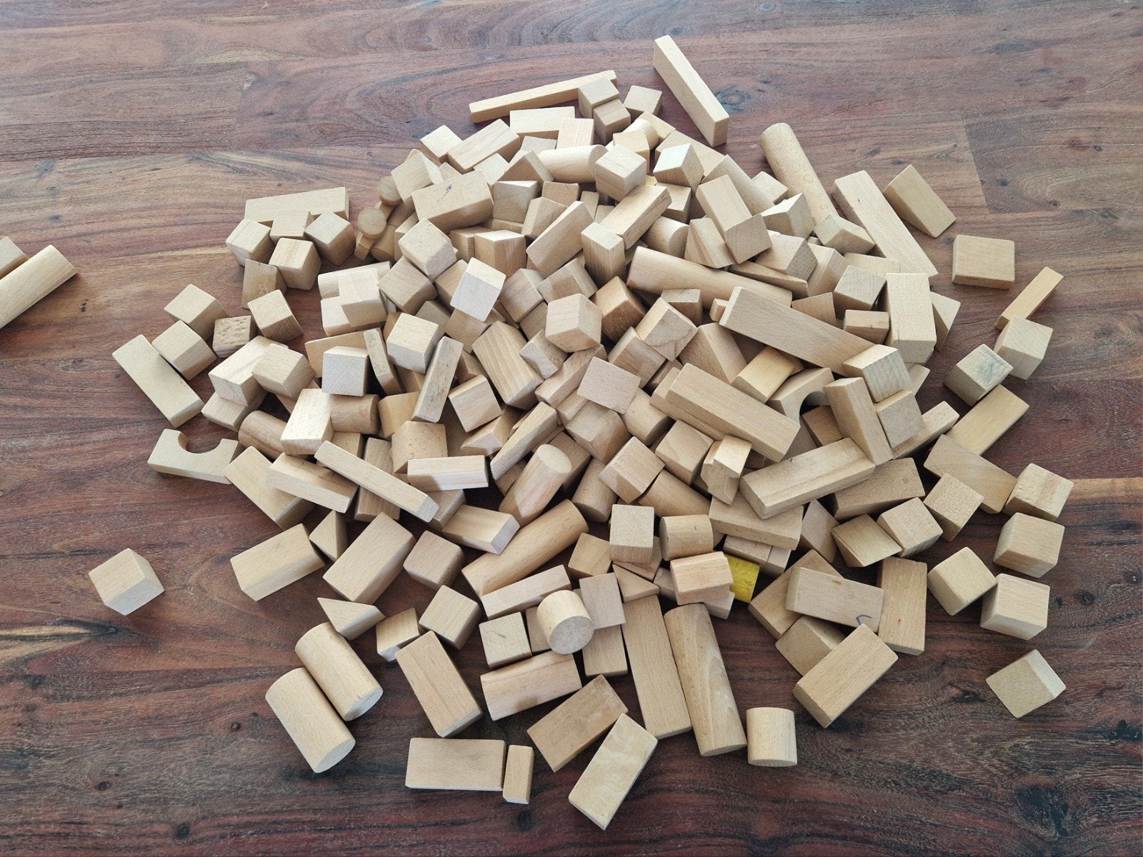Houten bouwblokken, Ophalen of Verzenden, Zo goed als nieuw, Overige merken