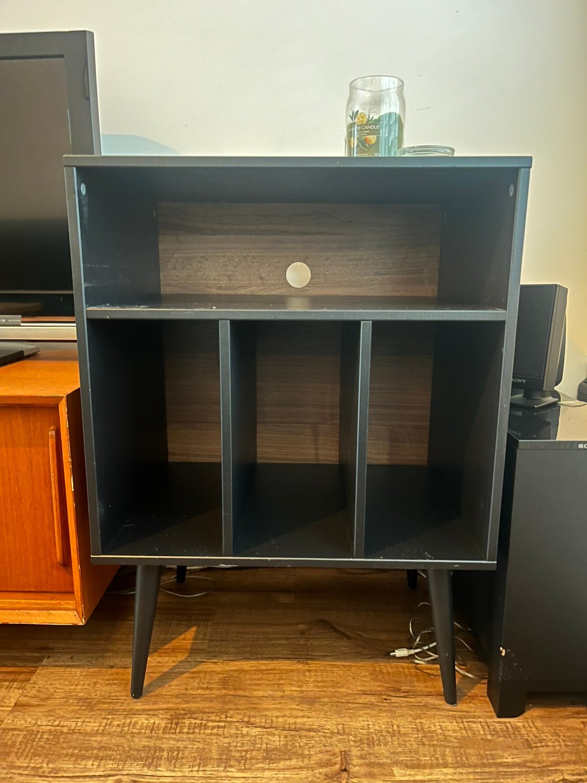 Zwart Kastje - boeken - LP’s, Huis en Inrichting, Ophalen, Zo goed als nieuw, 25 tot 50 cm, 50 tot 100 cm