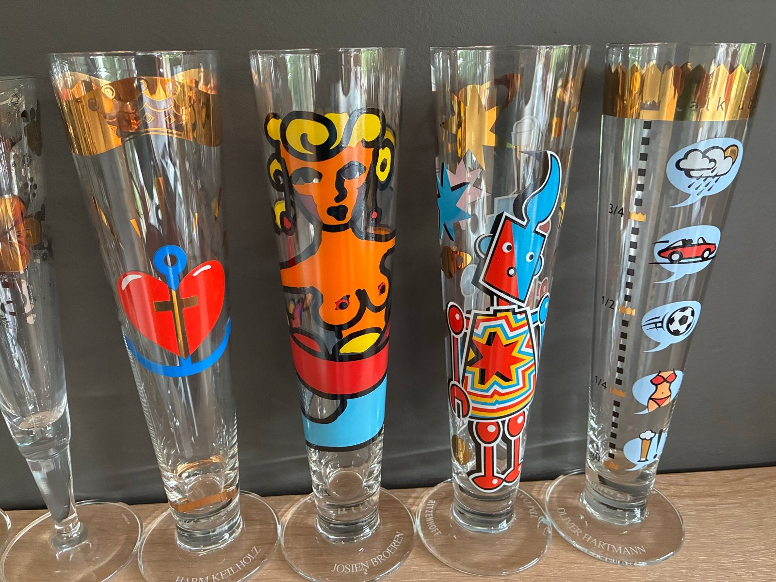 Ritzenhoff Champagne- en Bierglazen Set (11 stuks), Ophalen of Verzenden