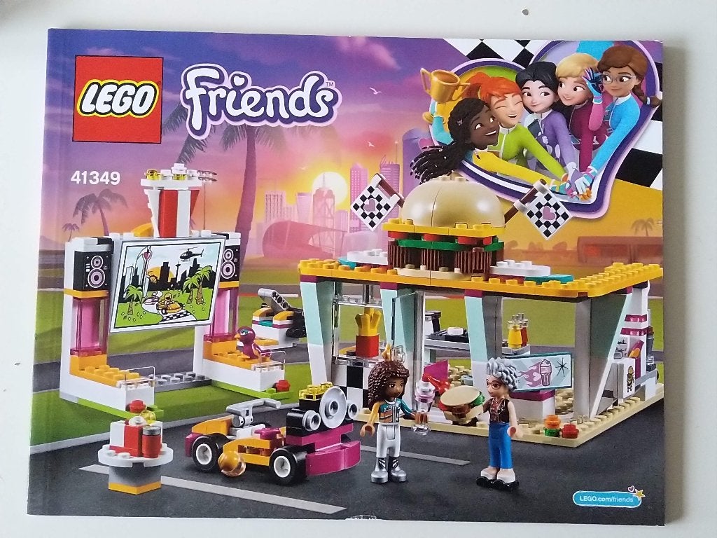 Lego Friends 41349 Go Kart Diner, Compleet, Lego, Friends, Ophalen of Verzenden
