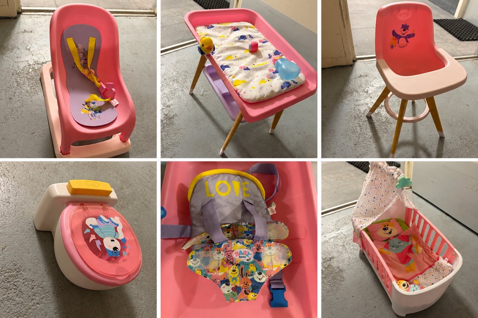 Hele set van babyborn, Kinderen en Baby's, Ophalen, Zo goed als nieuw