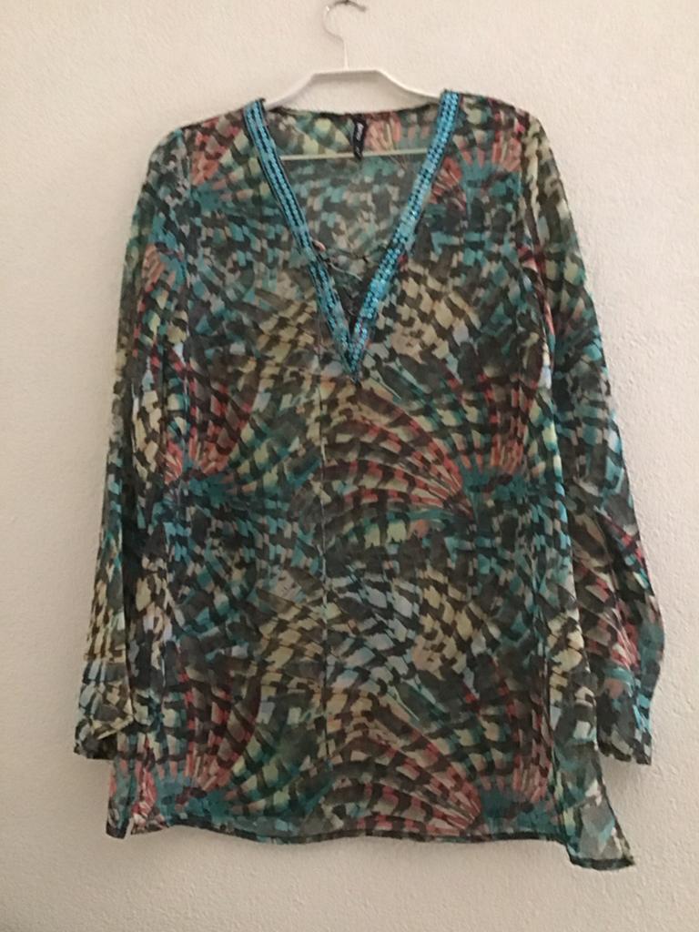 Flame Top meerkleurig maat M, Kleding | Dames, Maat 38/40 (M), Overige kleuren, Ophalen of Verzenden, Zo goed als nieuw