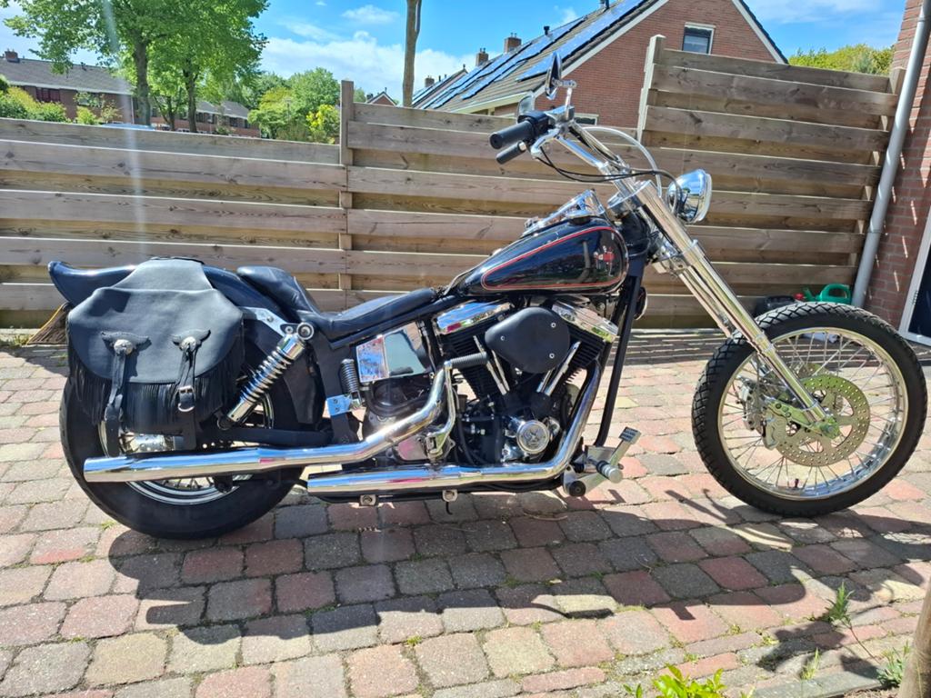 Harley-Davidson Chopper- in geheel speciaal opgebouwde staat, 2 cilinders, Gebruikt, Particulier, Meer dan 35 kW
