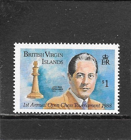 Virgin Islands schaken, Postzegels en Munten, Ophalen of Verzenden, Postfris, Midden-Amerika
