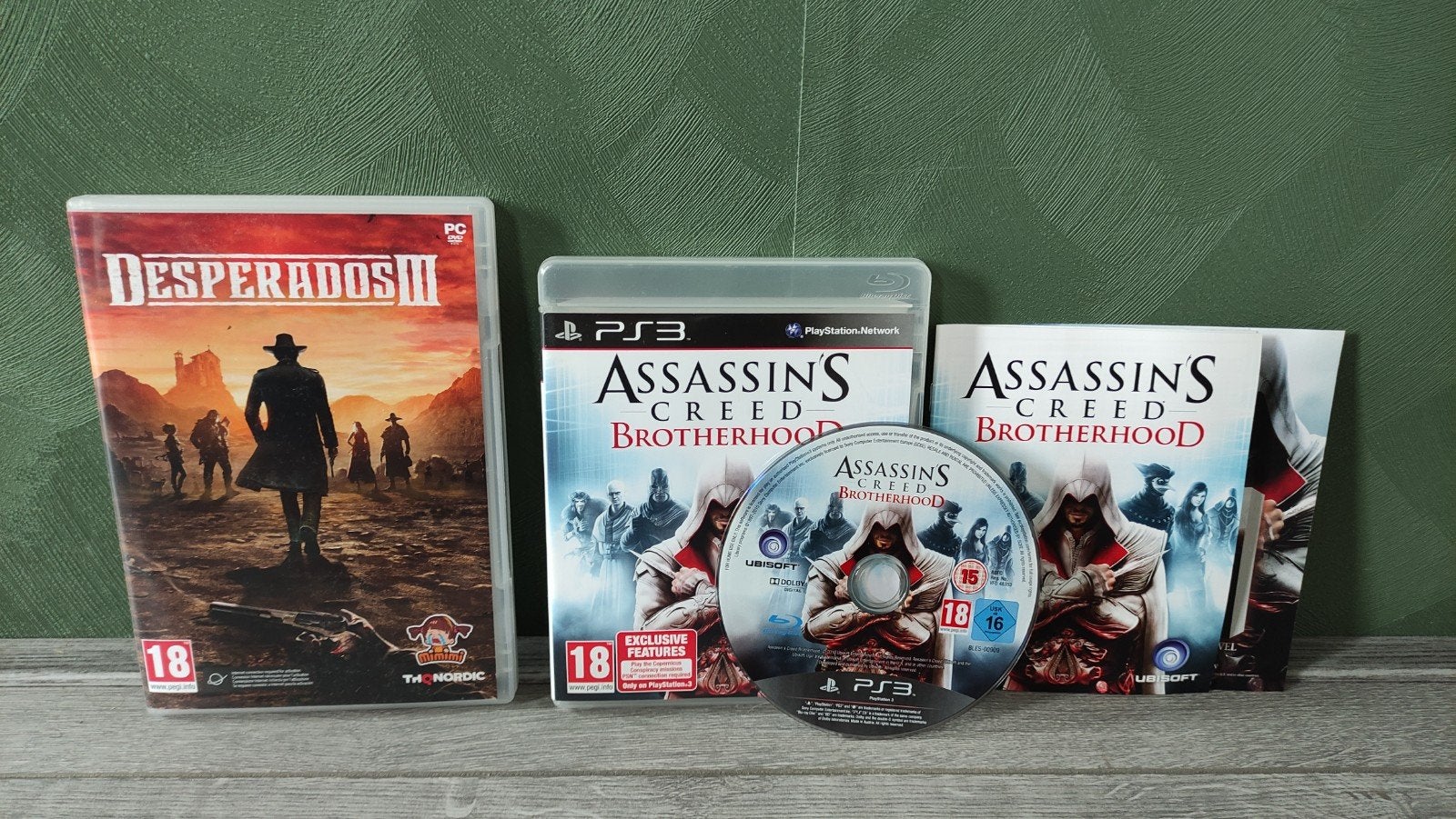 Assassins creed Brotherhood ps3 en gratis desperados 3 pc, Ophalen of Verzenden