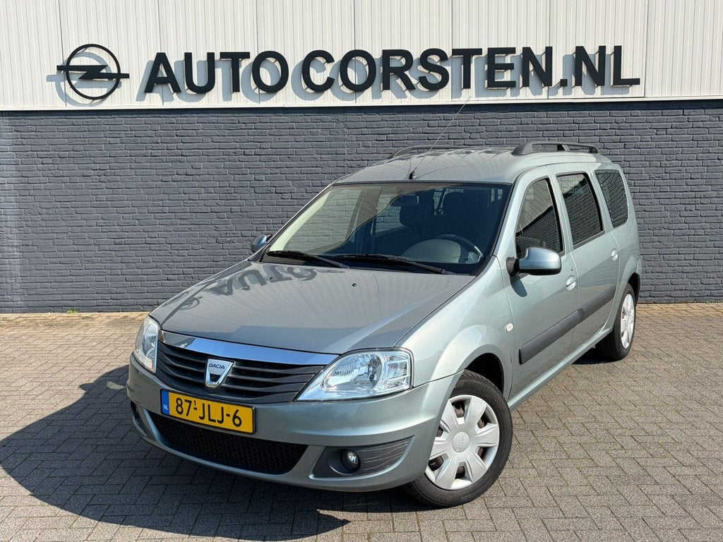 Dacia Logan MCV 1.6-16V 105PK 7-Persoons Trekhaak Airco Laur, Auto's, Dacia, Bedrijf, Te koop, Logan MCV, ABS, Airbags, Airconditioning