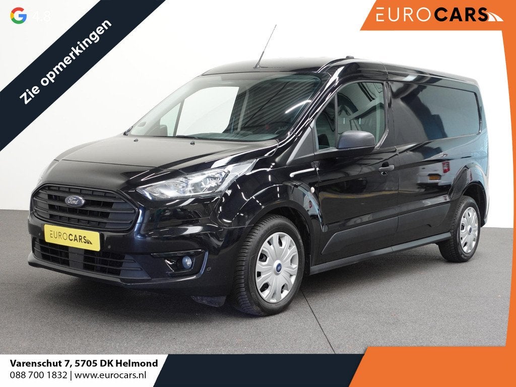 Ford Transit Connect 120pk Automaat L2 Versnellingsbak/gearb, Auto's, Bestelauto's, Stof, 4 cilinders, Zwart, Bedrijf