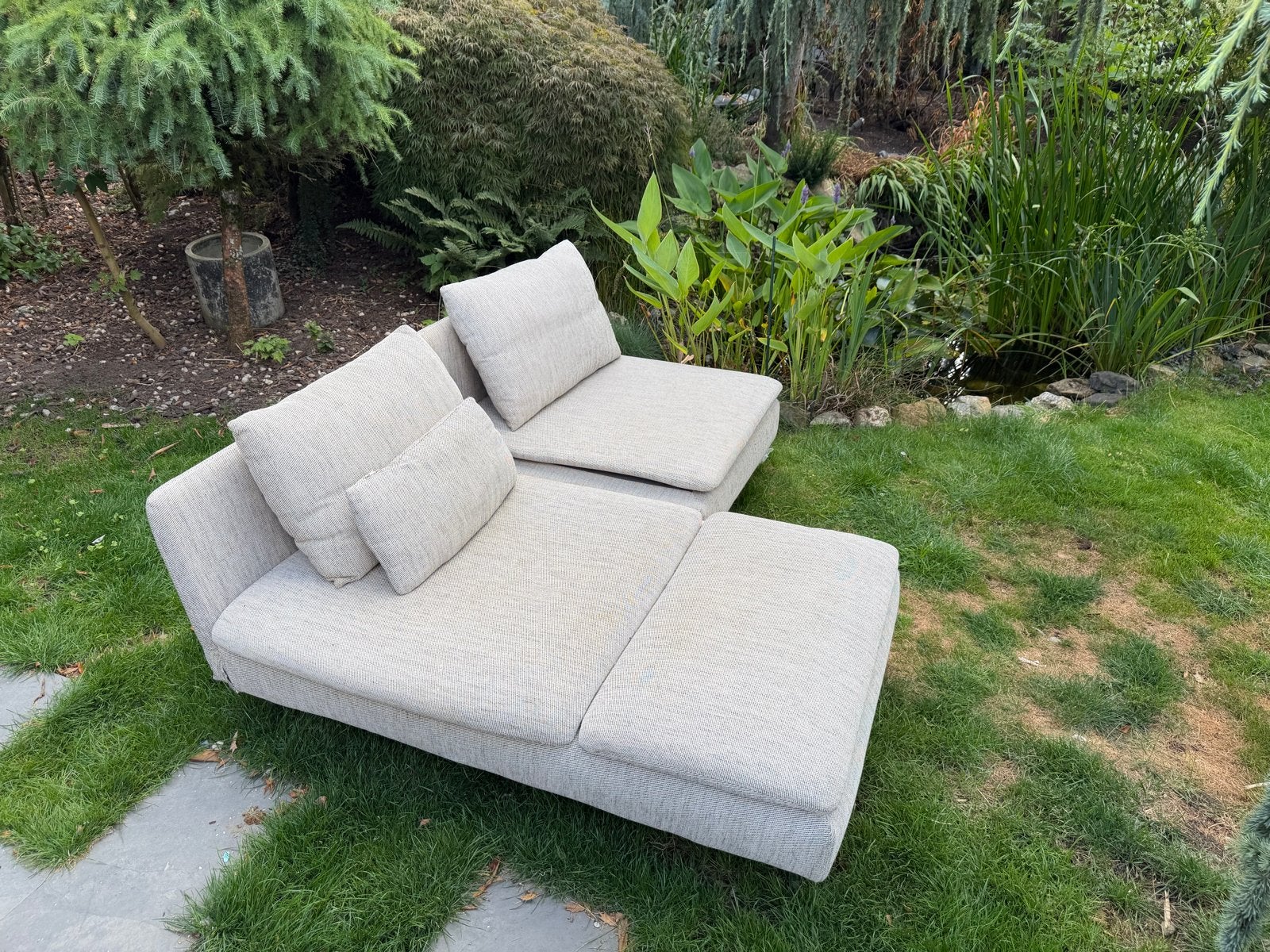 IKEA SÖDERHAMN loungebank / chaise longue, Huis en Inrichting, Ophalen, Gebruikt, 100 tot 125 cm, Tweepersoons