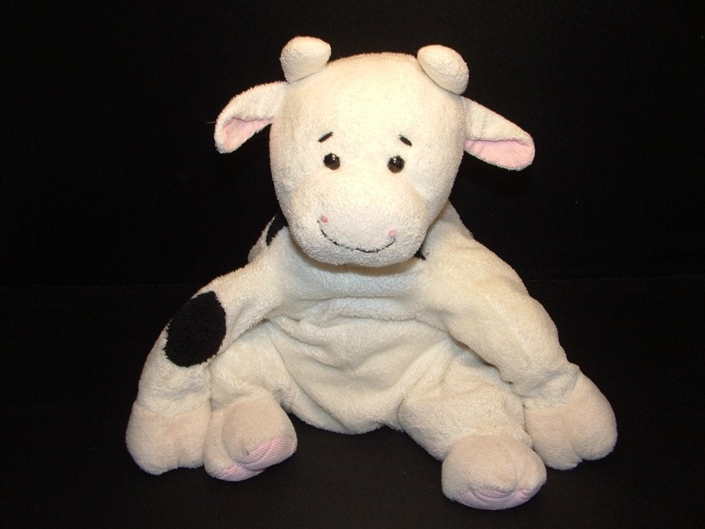 HAPPY HORSE KOE COW NR2 VELOURS WIT MET ZWARTE, Overige karakters, Happy Horse, Ophalen of Verzenden, Middelgroot (20 tot 80 cm)