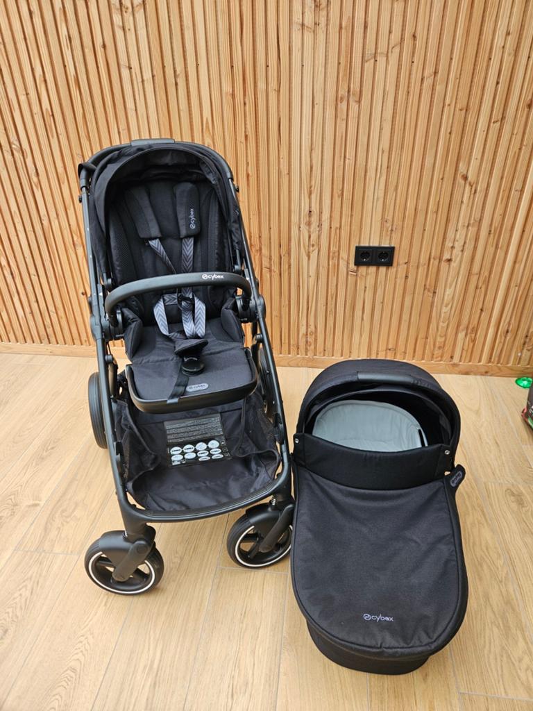 NIEUW Cybex e-Gazelle S Duo kinderwagen + mandje en adapters, Kinderen en Baby's, Kinderwagens en Combinaties, Nieuw, Kinderwagen