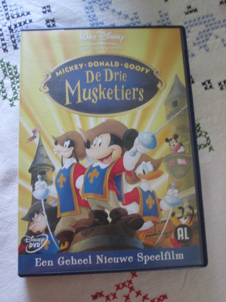 De drie Musketiers Disney Speelfilm op klassiek muziek, Alle leeftijden, Ophalen, Zo goed als nieuw