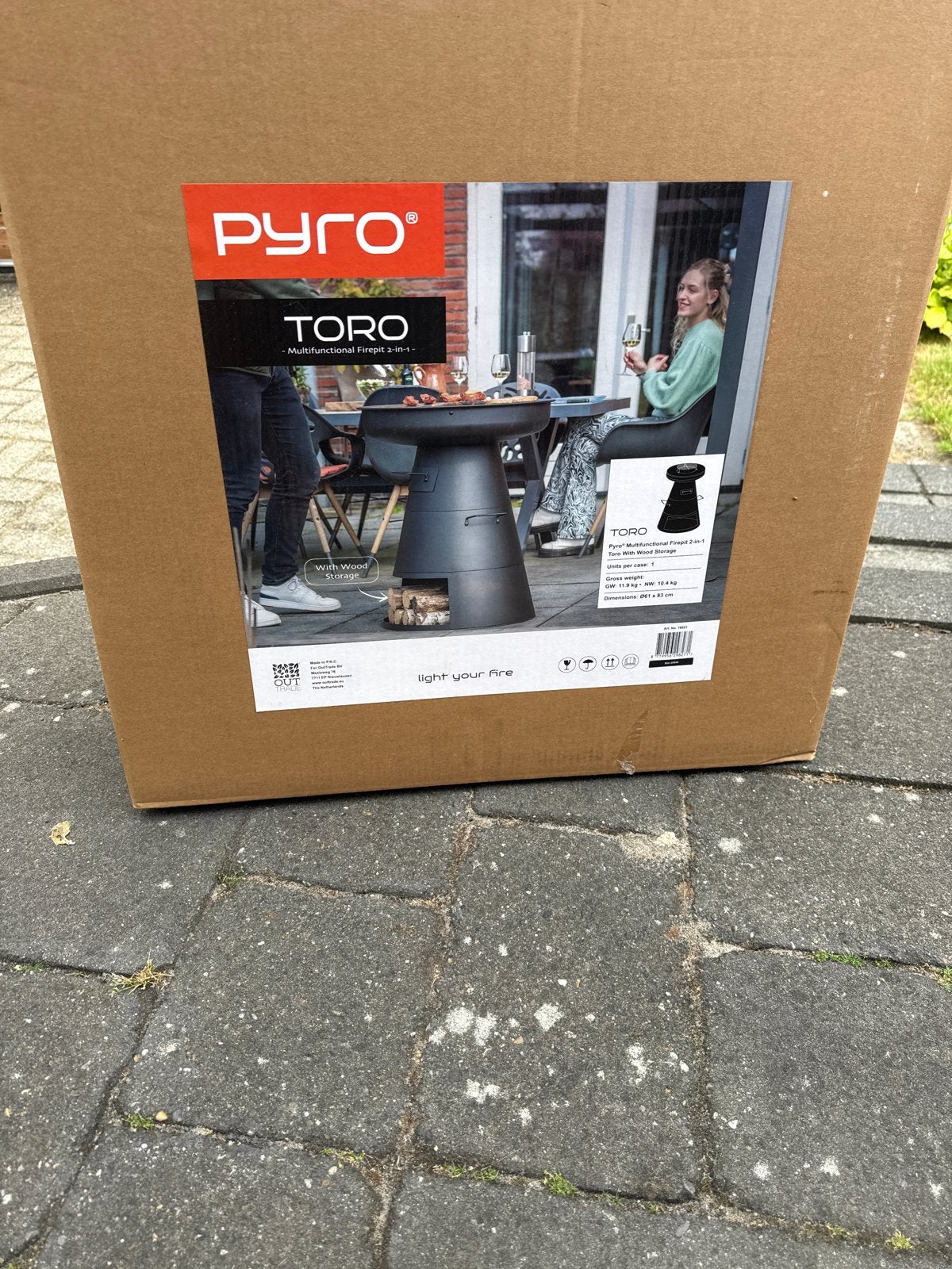 PYRO TORO Bbq en Vuurkorf 2-in-1 - Nieuw in doos, Ophalen, Nieuw