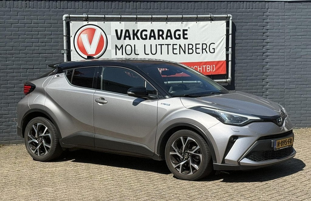 TOYOTA C-Hr 1.8 Hybrid 122pk CVT Bi-Tone, TREKHAAK, STOELVER, Auto's, Toyota, Stof, 4 cilinders, 98 pk, Hybride Elektrisch/Benzine