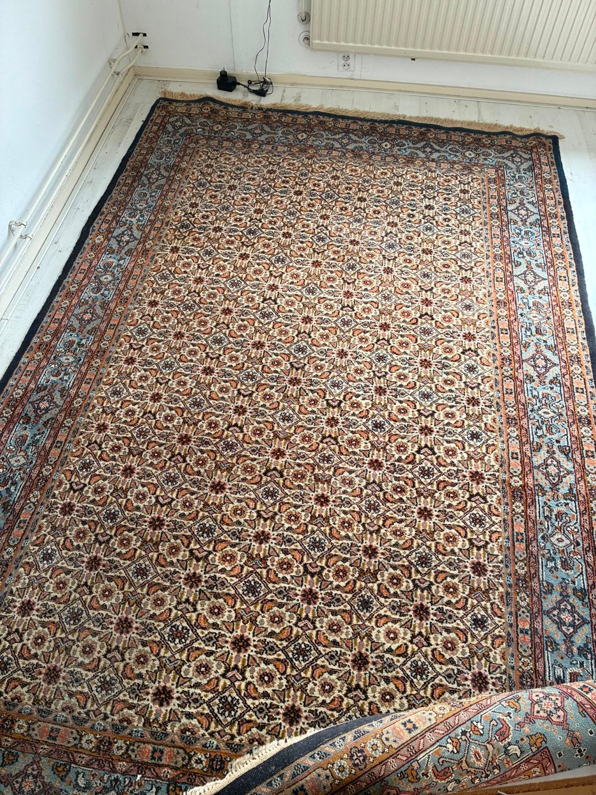 Authentiek Perzisch Bidjar Tapijt - 304x199 cm, Huis en Inrichting, Ophalen, Beige, 200 cm of meer, Zo goed als nieuw