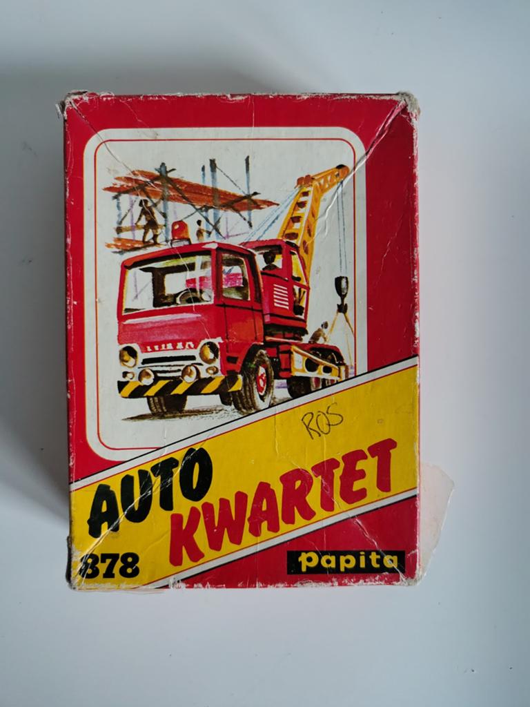 Vintage autokwartet, Hobby en Vrije tijd, Gezelschapsspellen | Kaartspellen, Vijf spelers of meer, Ophalen of Verzenden, Gebruikt