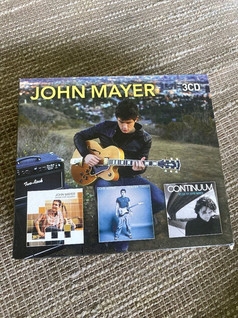 John Mayer 3CD : Room for Squares, Heavier Things, Continuum, Singer-songwriter, Boxset, Ophalen of Verzenden, Zo goed als nieuw