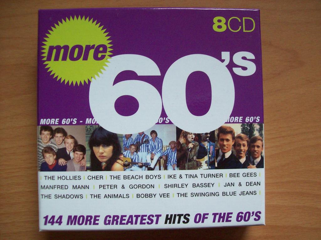 More 60's (8-CD Boxset) Hollies, Cher, Bobby Vee, Bee Gees,, Ophalen of Verzenden, Zo goed als nieuw, Pop