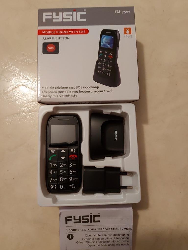 Fysic FM-7500, 3 tot 6 megapixel, Ophalen of Verzenden, Zo goed als nieuw, Zonder simlock