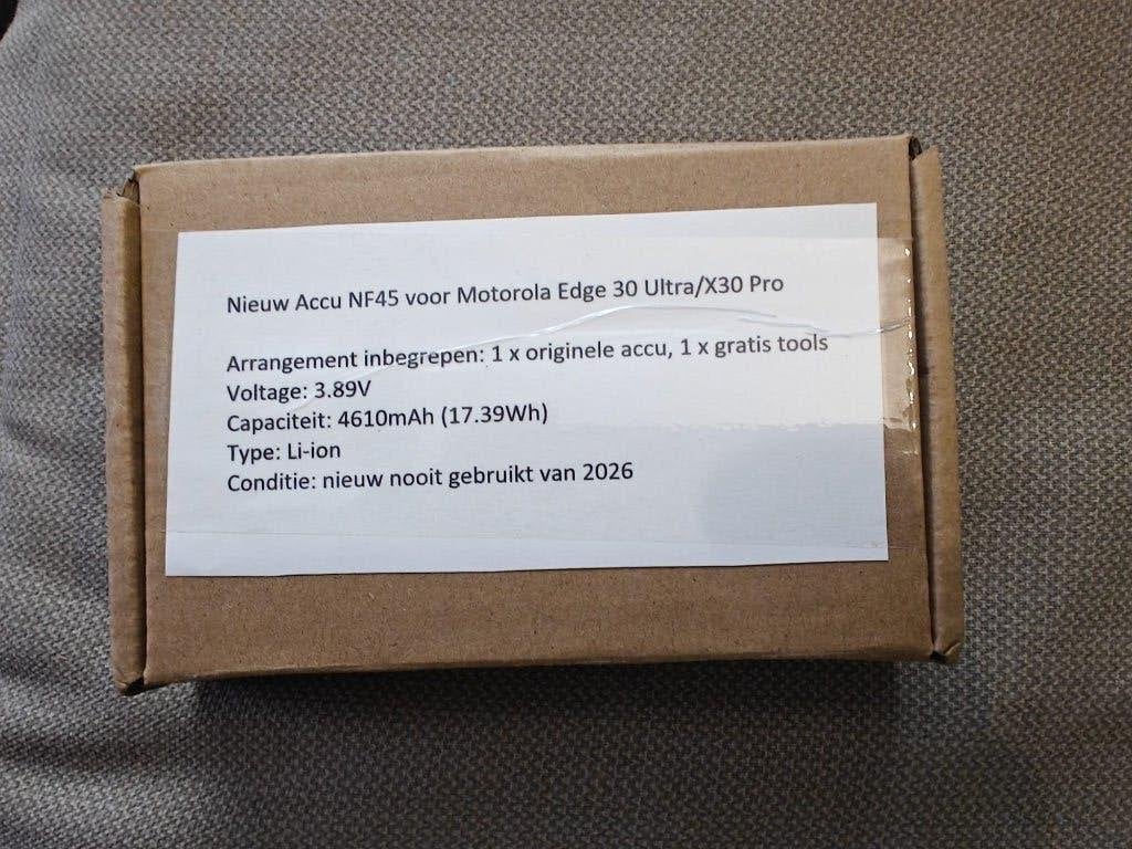 Accu Motorola Edge Ultra /X30 Pro ongebruikt / nieuw, Ophalen, Nieuw, Motorola