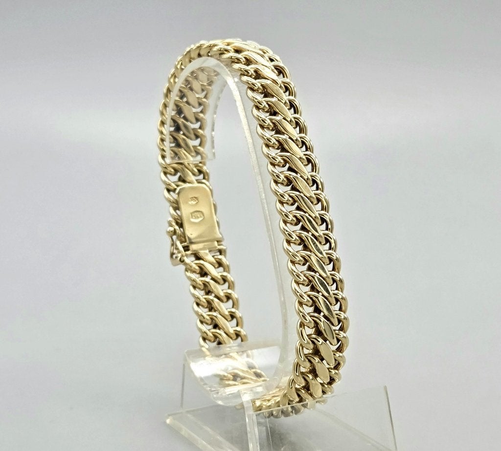 Gouden vintage gourmet armband. 2026/361, ., Ophalen of Verzenden, Zo goed als nieuw, .