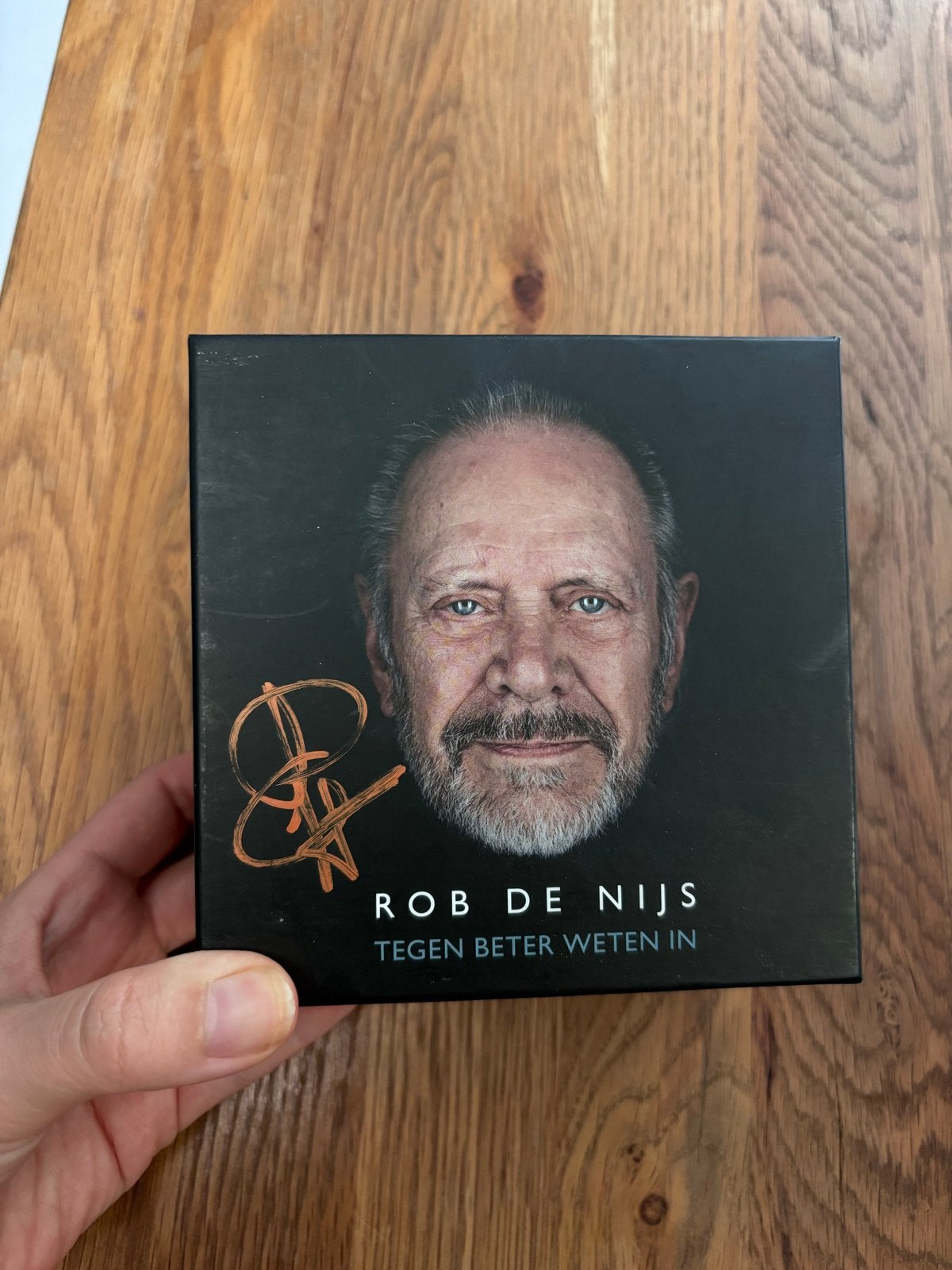 Rob de Nijs - Tegen Beter Weten In (Gesigneerde Boxset), Ophalen of Verzenden, Zo goed als nieuw, Pop