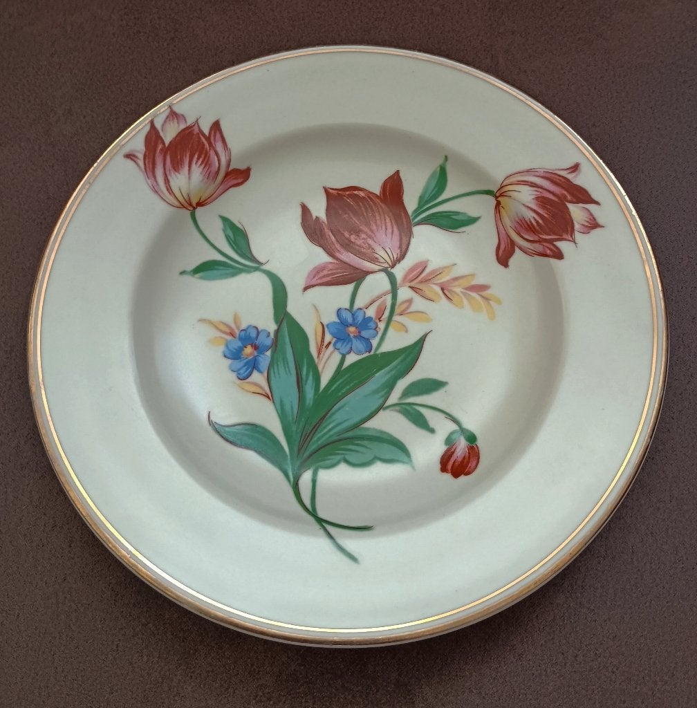 Gouda Plazuid wandbordje - bloemenmotief, Verzenden