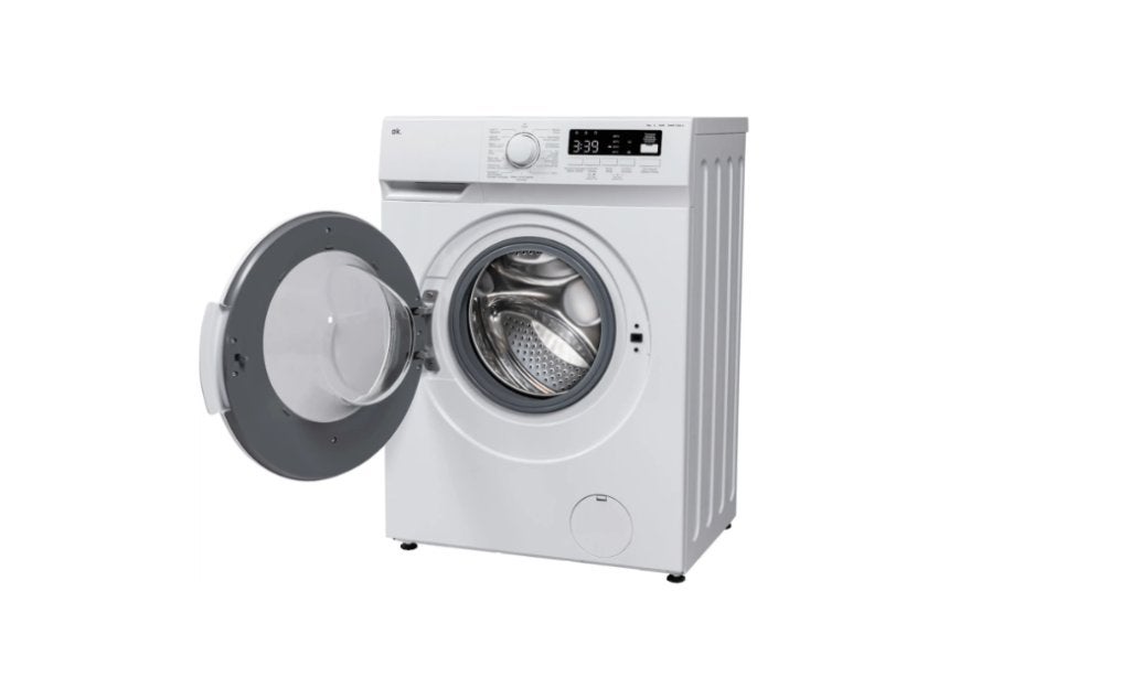 OK. WM7126A - Wasmachine Voorlader - 7 kg - 1400 rpm - 76 dB, Witgoed en Apparatuur, Nieuw, Ophalen of Verzenden, Voorlader, Energieklasse A of zuiniger