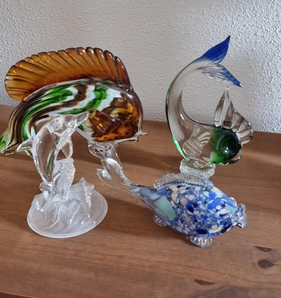 4 x Glas objecten - ophalen, Ophalen