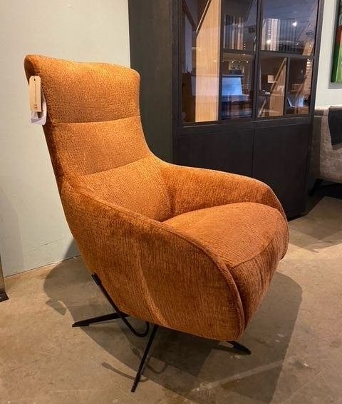 Kai fauteuil in Fusion Copper 126 nu voor €579,-, Ophalen, Nieuw, 75 tot 100 cm, Stof