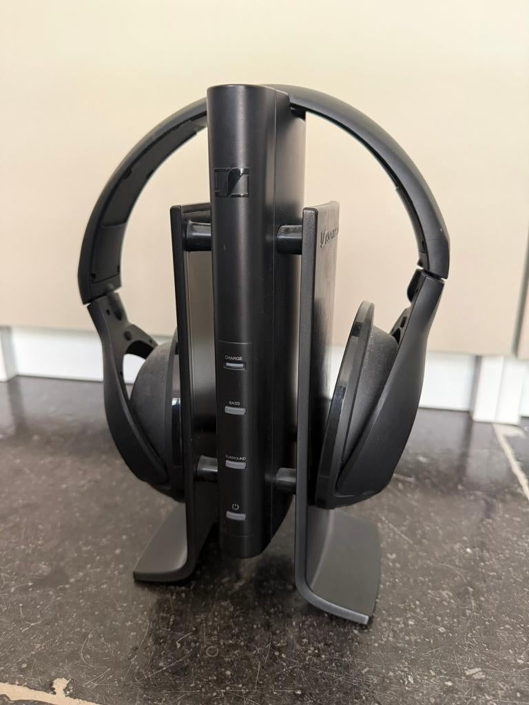 Sennheiser RS170 draadloze TV koptelefoon (TR170 + HDR170), Audio, Tv en Foto, Koptelefoons, Gebruikt, Sennheiser, Draadloos, Ophalen of Verzenden