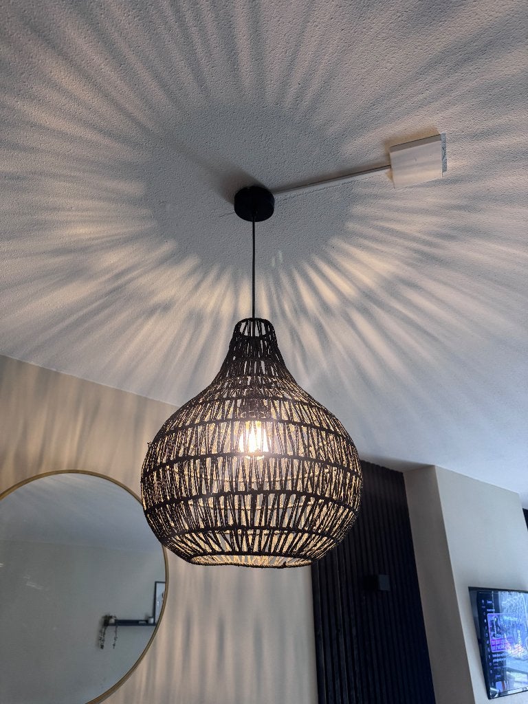 Hanglamp/eettafellamp, Zwart, Ophalen, Zo goed als nieuw