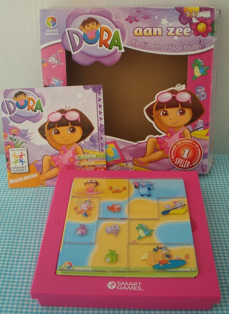 SMART GAMES - Dora aan zee (3 tot 6 jaar), Ophalen, Zo goed als nieuw, Puzzelen