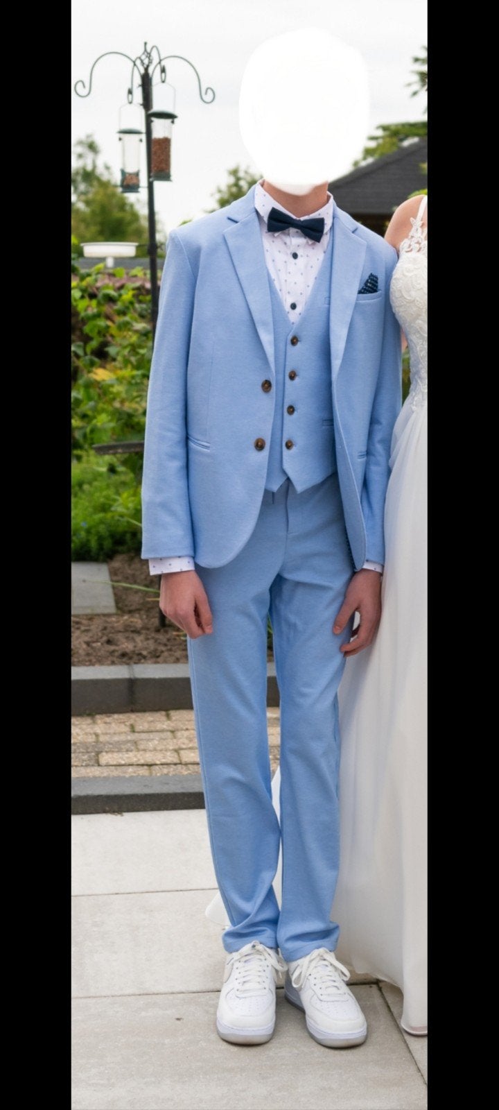 jongens pak maat 158 - 164, Ophalen of Verzenden, Zo goed als nieuw, Overige kleuren, Trouwpak