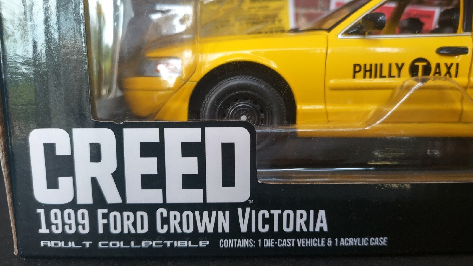 Ford Crown Victoria Philly Taxi Creed 1:24 Greenlight Pol, Overige merken, Auto, Verzenden, Nieuw