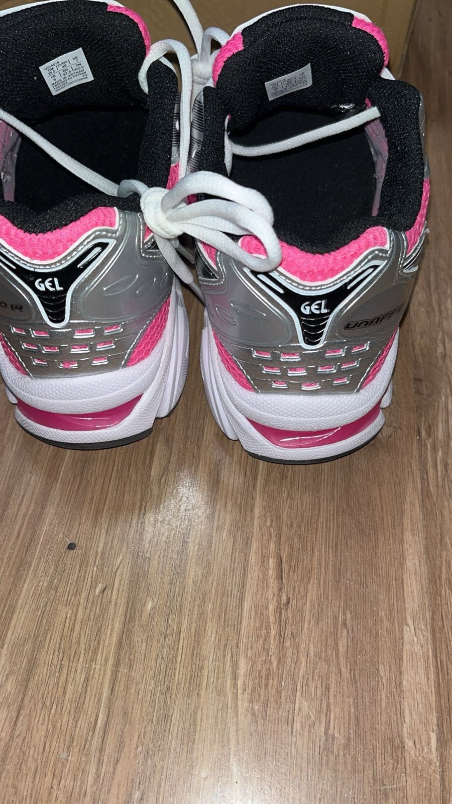 ASICS GEL-UNIFECTED Hardloopschoenen Roze/Zilver, Overige kleuren, Verzenden, Nieuw, Sneakers of Gympen