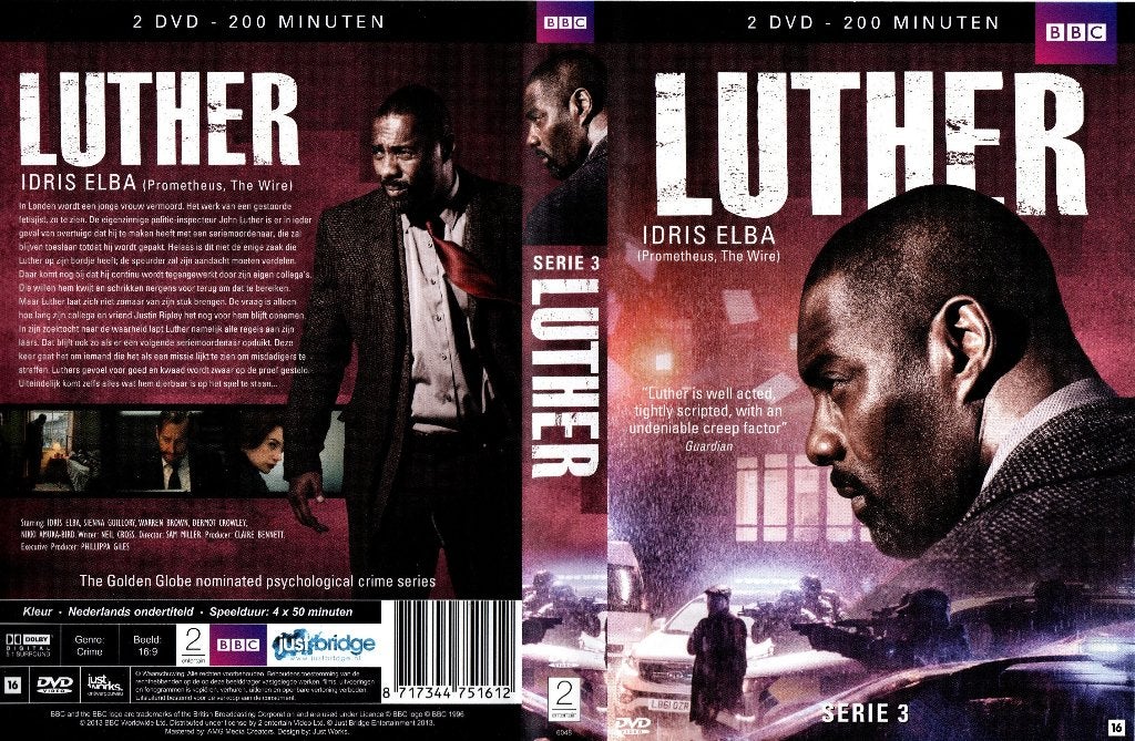 Luther, serie 3, Vanaf 16 jaar, Ophalen of Verzenden, Zo goed als nieuw