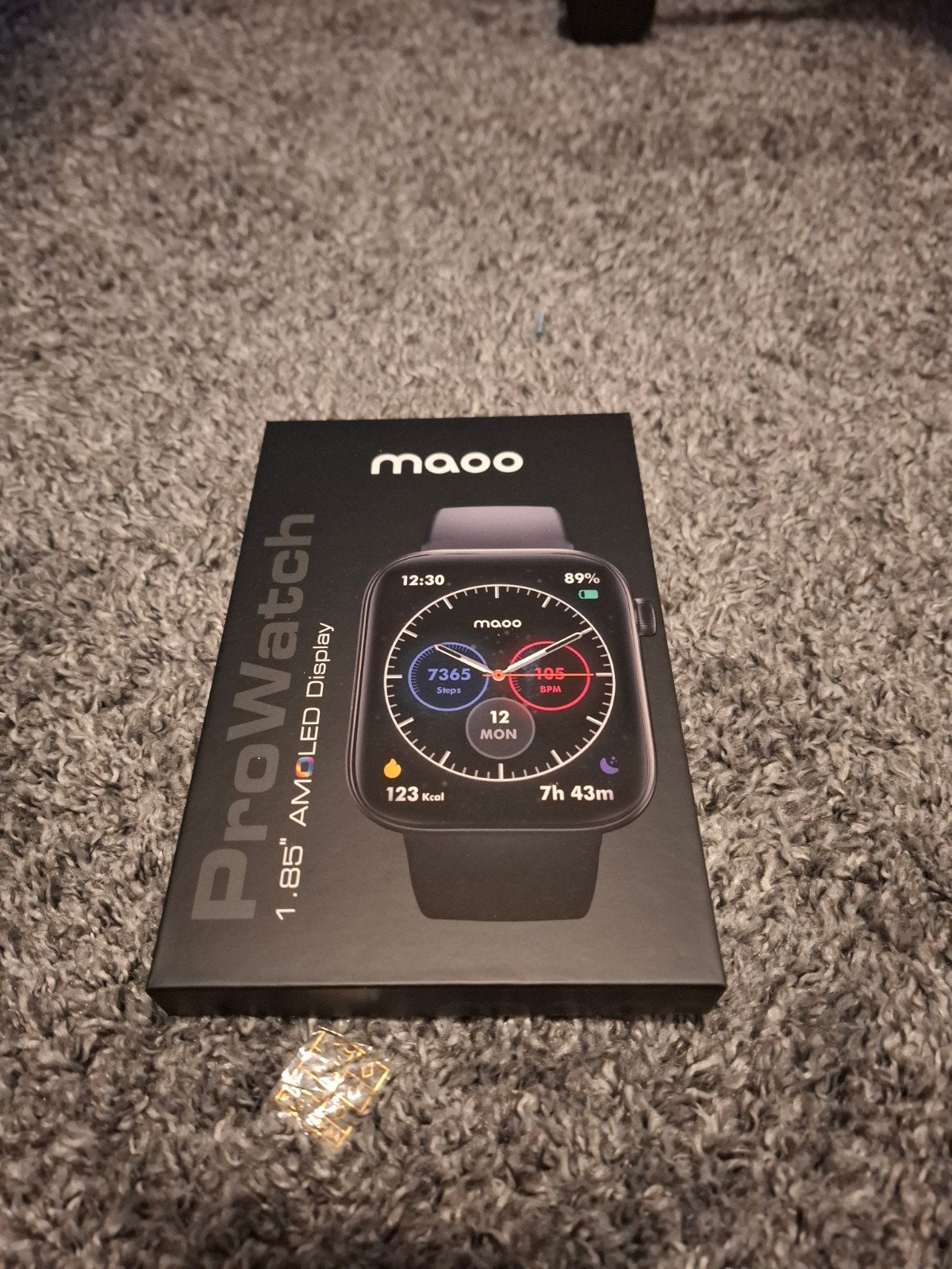 Maoo ProWatch Smartwatch - Nieuw in Doos, Zwart, Nieuw, Ophalen of Verzenden, Maoo