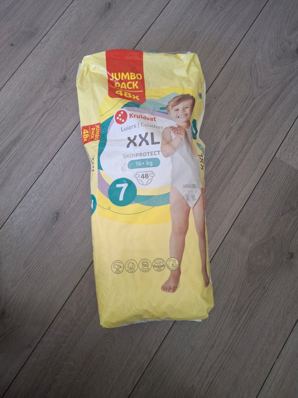 Luiers maat 7. 16+kg, Ophalen of Verzenden, Nieuw