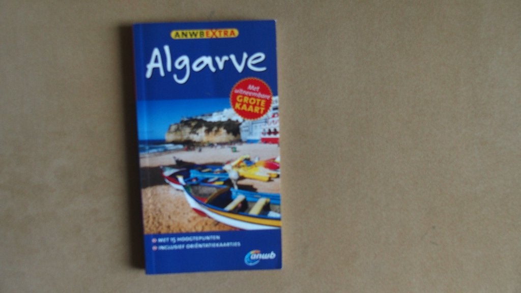 Algarve - ANWB Extra - reisgids - met uitneembare kaart, Europa, Ophalen of Verzenden, Zo goed als nieuw, Reisgids of -boek
