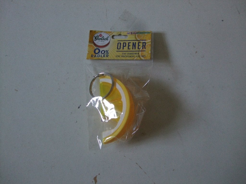 Grolsch opener / sleutelhanger) (nr.19), Ophalen of Verzenden, Nieuw, Flesopener, Grolsch