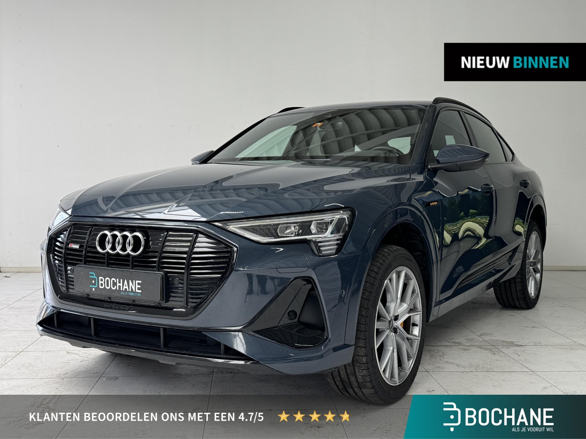 Audi e-tron Sportback 55 Quattro S Edition 95 kWh | Bang & O, Auto's, Automaat, 131 €/maand, 95 kWh, Met garantie (alle)