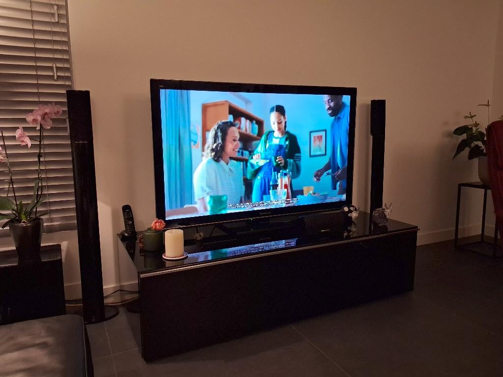 Plasma TV, Panasonic KIJK HET WK OP EEN GROOT SCHERM IN 3 D!, Ophalen, Panasonic, 50 Hz, Zo goed als nieuw