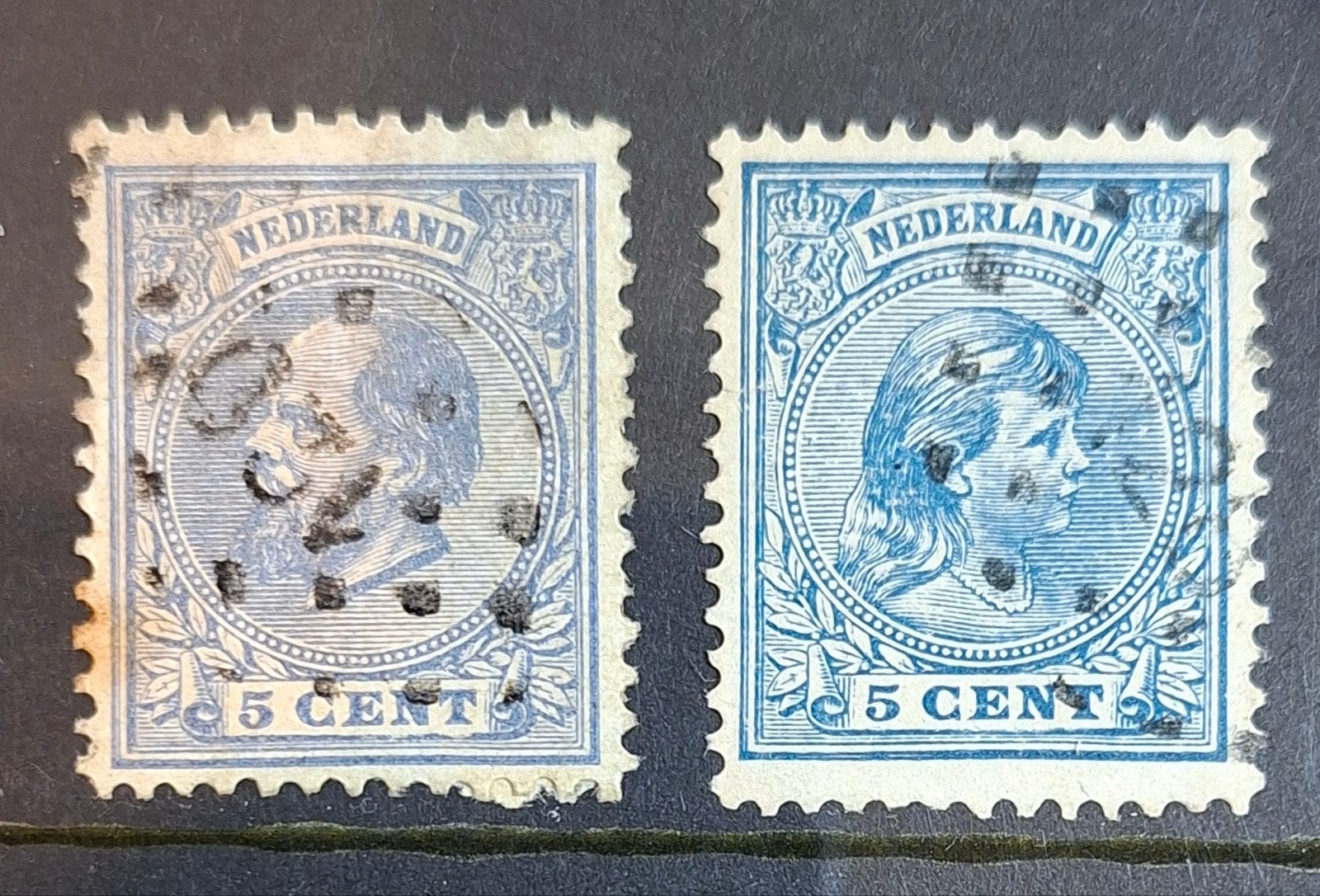 puntstempel zegels num 120 Weesp, Postzegels en Munten, Ophalen of Verzenden