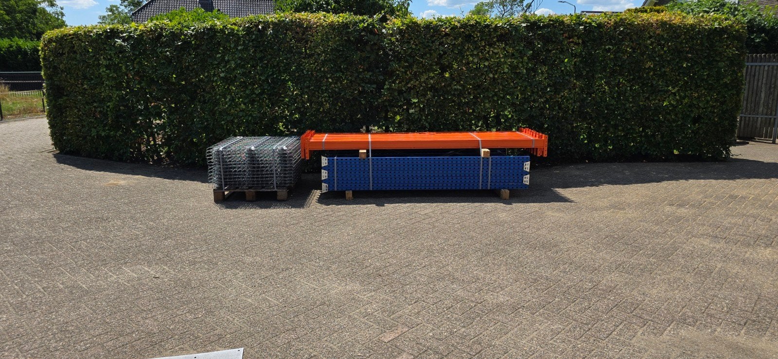 11,5 meter Esmena palletstelling zo goed als nieuwe, Ophalen