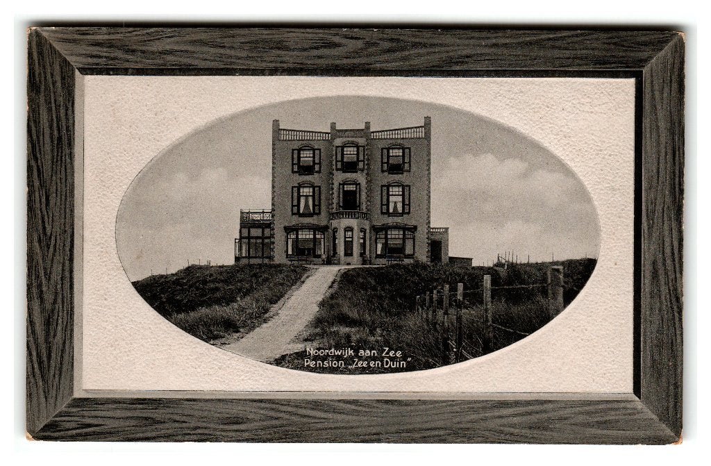Noordwijk aan Zee, Pension "Zee en Duin", Verzenden, 1940 tot 1960, Gelopen, Zuid-Holland