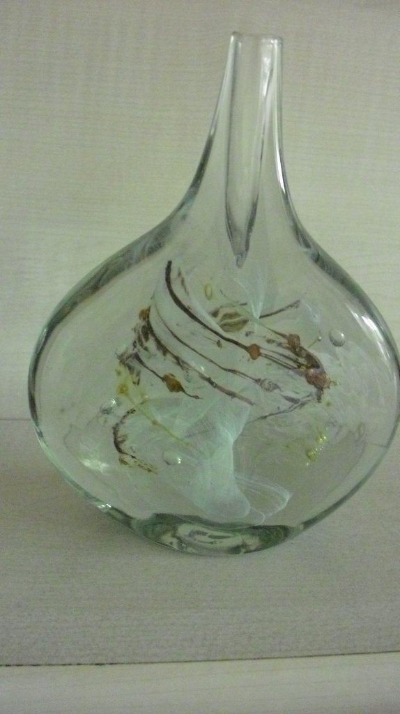 Handmade Kerry glas-Vaasje, Ophalen of Verzenden