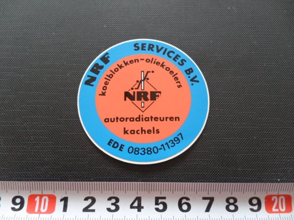 sticker ede NRF koelblokken autoradiateuren kachels, Ophalen, Zo goed als nieuw