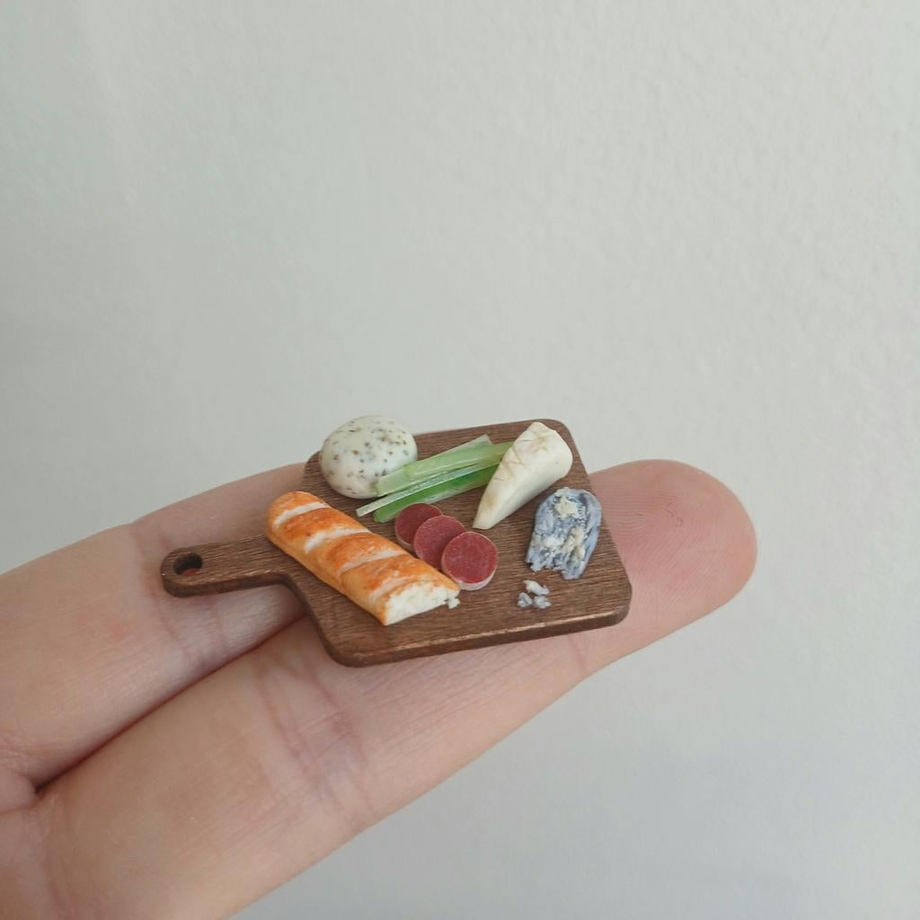 Poppenhuis 1.12 snackplankje, Ophalen of Verzenden, Poppenhuis